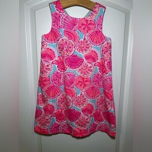 Tommy Bahama Pink Seashell Kids 6 Dress Coastal Resort Beach Spring Palm Beach